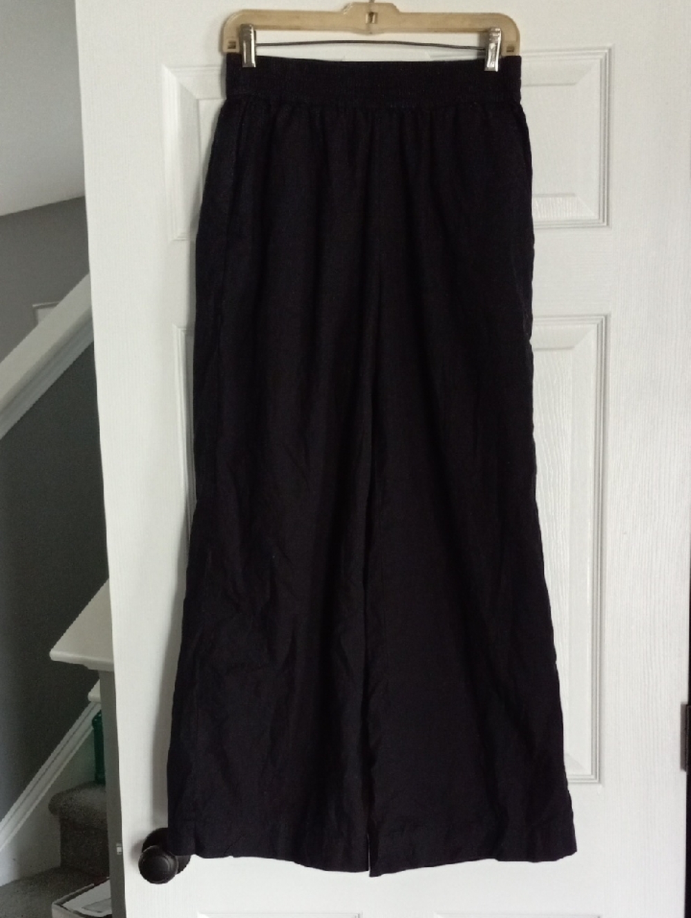 MODERN CITIZEN Lined Cotton Wide Leg Pants